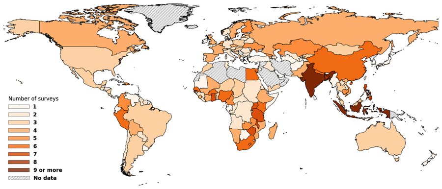 Figure from Tracking global bicycle ownership patterns