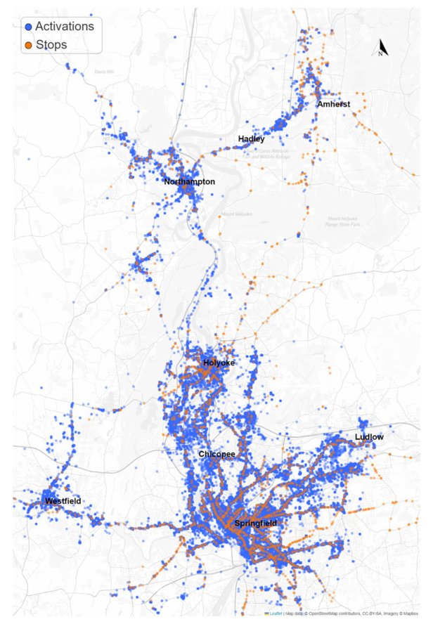 Figure from Extracting Spatiotemporal Bus Passenger Trip Typologies from Noisy Mobile Ticketing Boarding Data